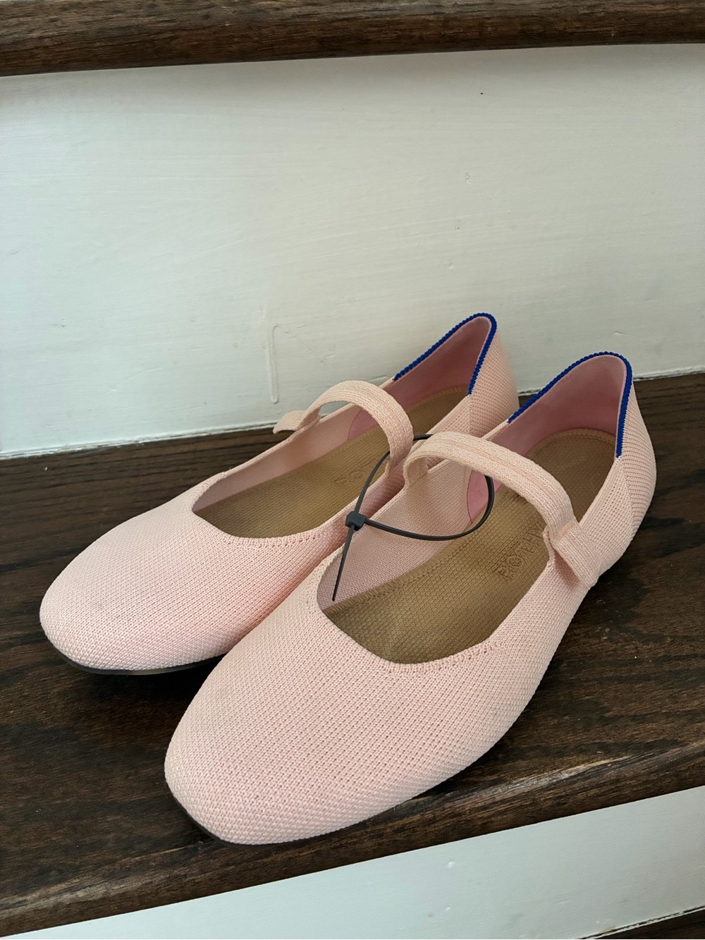 Rothy's Ballerina Pink Mary Jane Flats